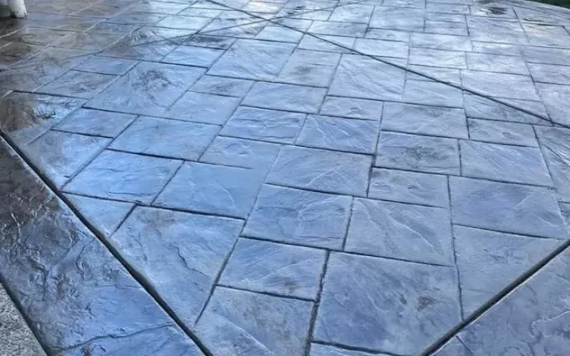 Stamped patio 1